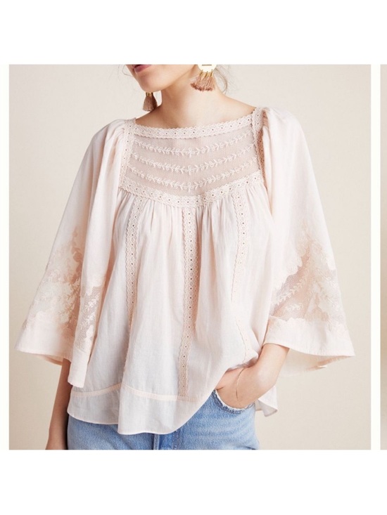Anthropologie Tops - Anthropologie Valentia Peasant Blouse Retail $120
